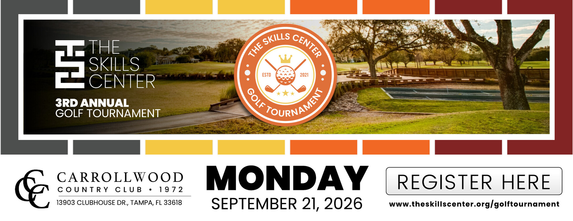 The Skills Center 3rd Annual Golf Tournament Vendor Table